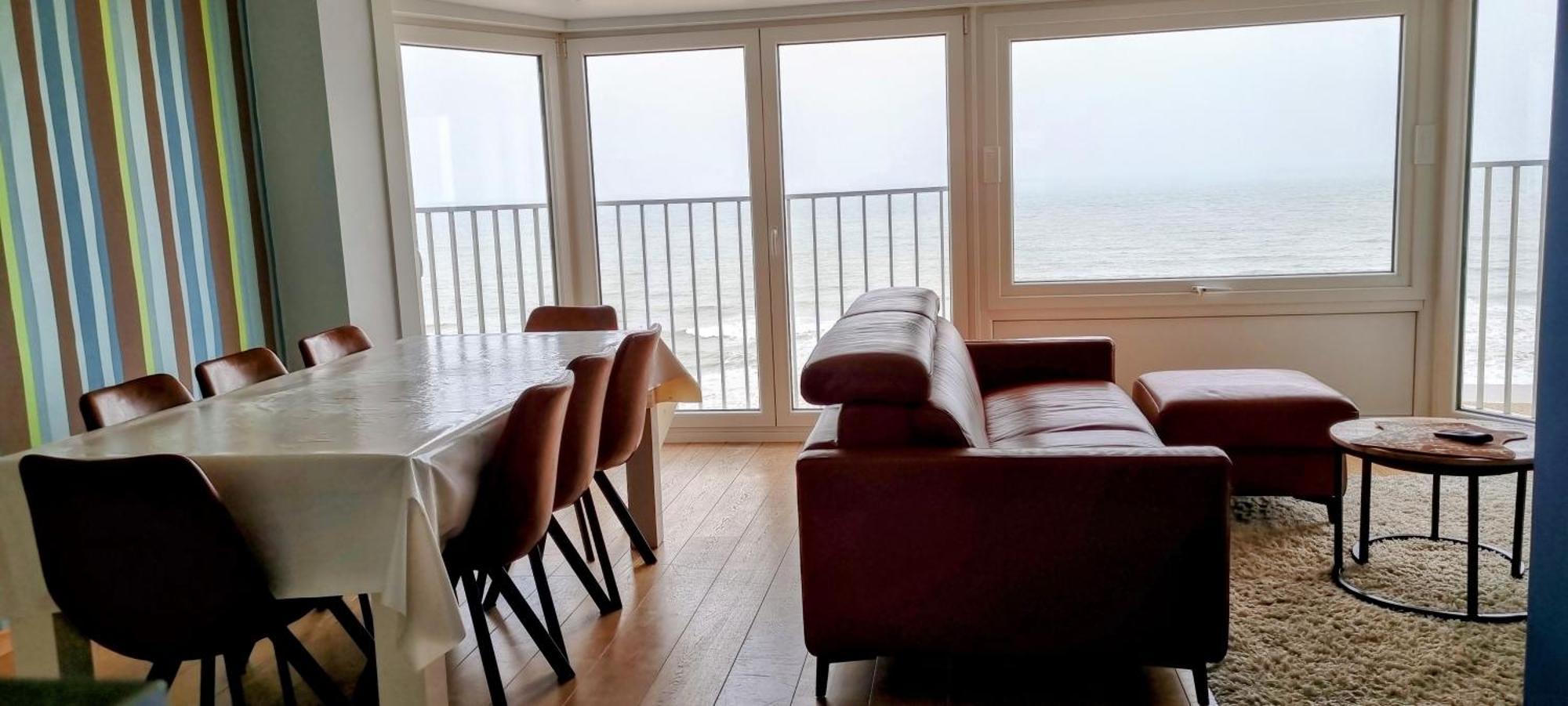 Zeedijk 241, Uitzicht Op Zee, Vue Sur La Mer Koksijde Eksteriør bilde